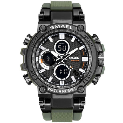 SMAEL 1803 Sport Watch Men Waterproof 5Bar Dual Time - Alicetheluxe