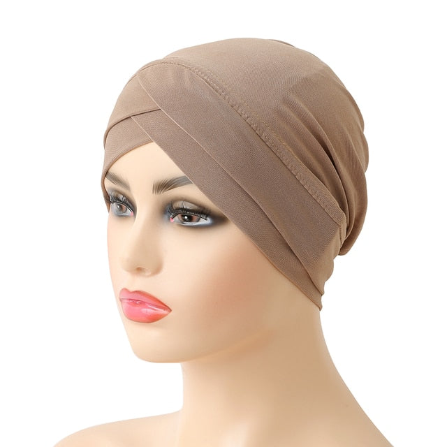 Full Islamic head cover women head wrap