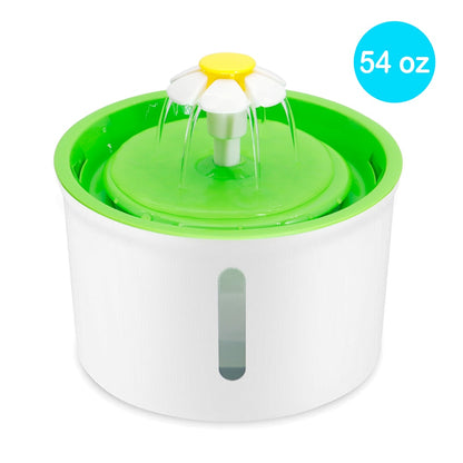 Pet Cat Water Dispenser Feeder Bowl LED Light Smart - Alicetheluxe