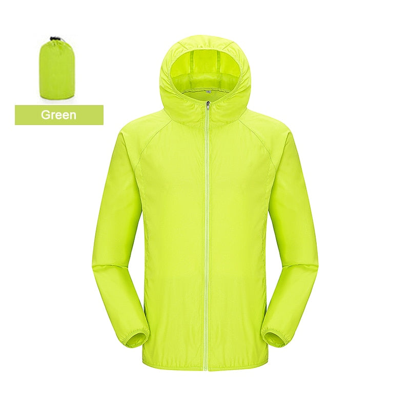 Hiking Waterproof Jacket Women Men Quick Dry Outdoor Sport Rain Coat