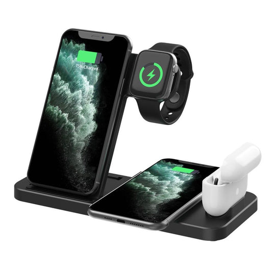 25W Qi Wireless Charger 4 in 1 Fast Charging Station