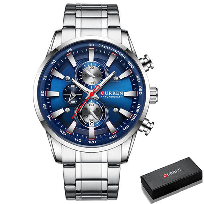 Men’s Watch Sport Waterproof Wrist Watches Chronograph Date