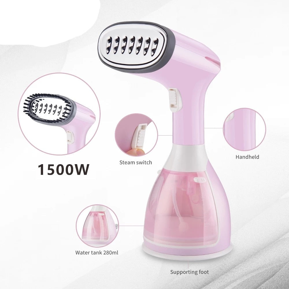 Garment Steamer 1500W Household Vertical Fast-Heat For Clothes Ironing