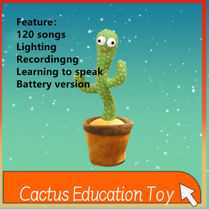 Cactus Toy 120 Russian Spanish Vietnamese Arabic English Songs