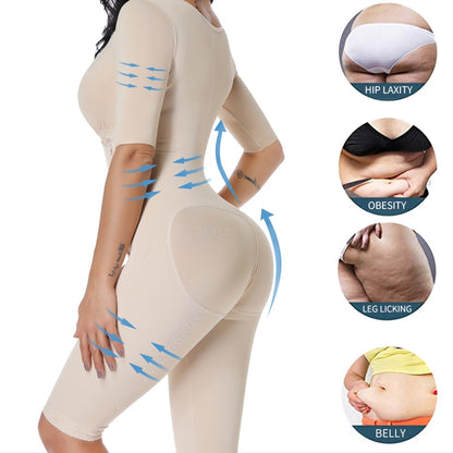 Women Powernet Full Body Shaper BodySuit Waist Trainer Corset Slimming