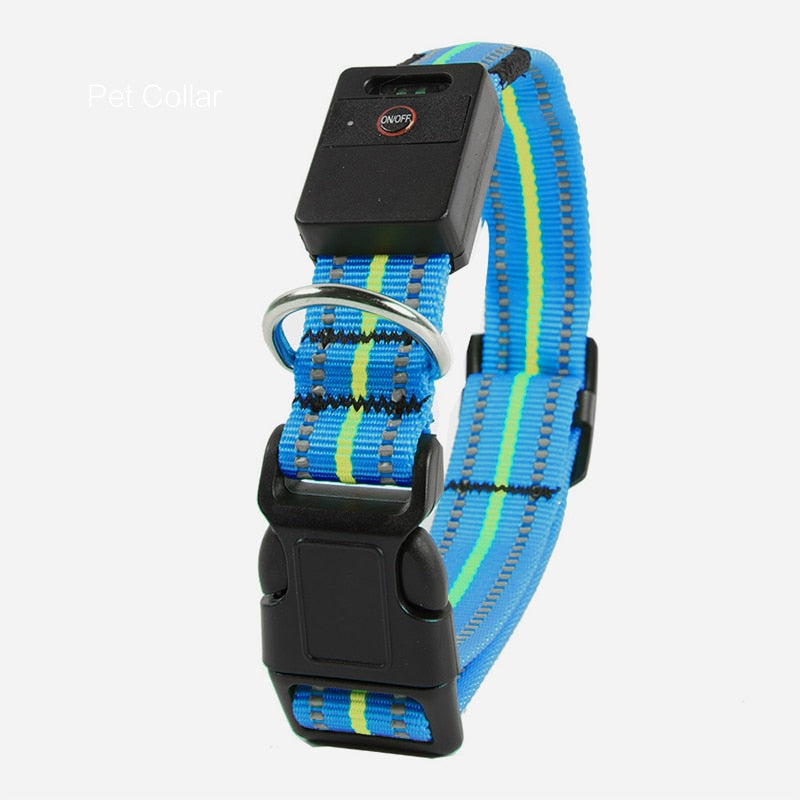 Waterproof Reflective Dog Collar Led Usb Rechargeable