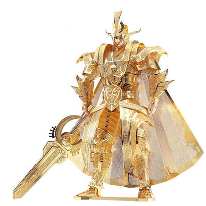 Metal puzzle Crescent Blade Armor Robot Assembly metal Model kit DIY 3D puzzle toys - Alicetheluxe