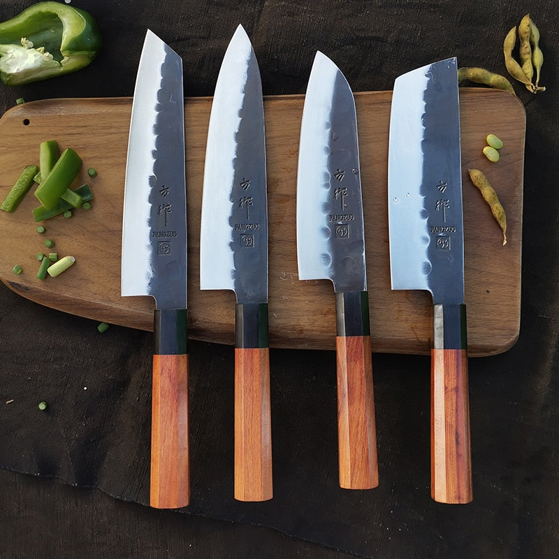 Japanese kitchen knives Forged high carbon stainless steel - Alicetheluxe