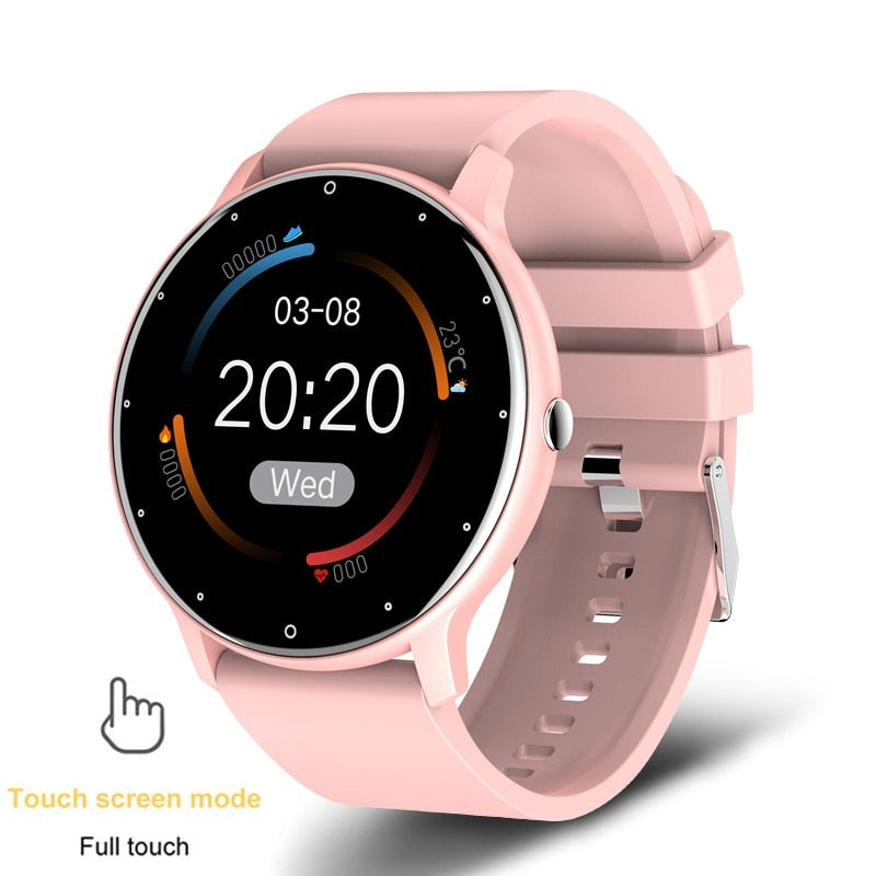 LIGE Smartwatch Full Touch Screen Fitness IP67 Waterproof Bluetooth - Alicetheluxe