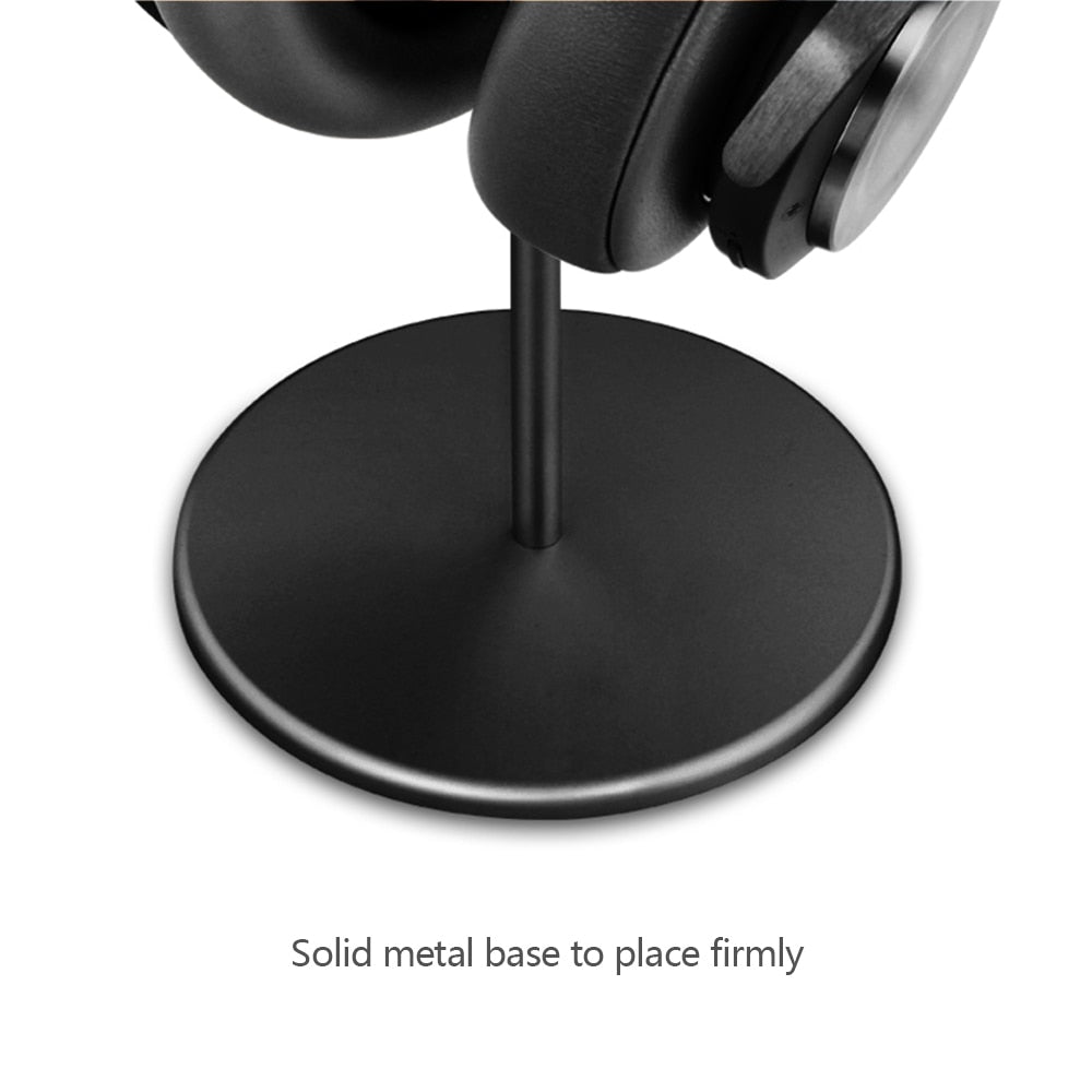 Gaming Headset Holder with Solid Metal Base for Table Desk Display