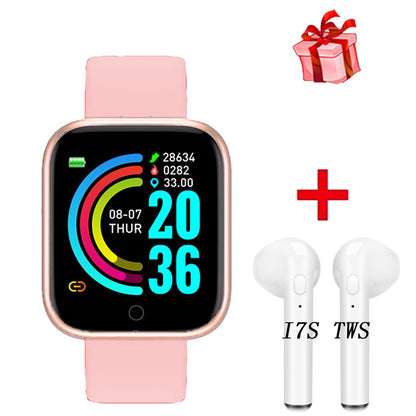 I5 Smart Watch Sports Pedometer Heart Rate Blood Pressure - Alicetheluxe