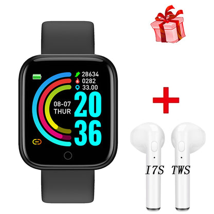 I5 Smart Watch Sports Pedometer Heart Rate Blood Pressure - Alicetheluxe