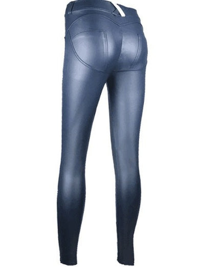 Women Plus Size Winter Legging Faux Pu Leather Leggings