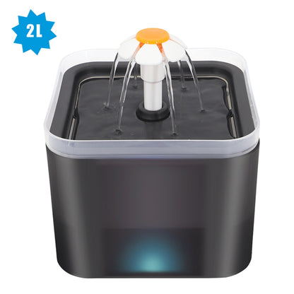 Pet Cat Water Dispenser Feeder Bowl LED Light Smart - Alicetheluxe