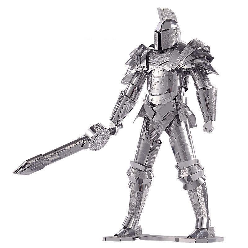 Metal puzzle Crescent Blade Armor Robot Assembly metal Model kit DIY 3D puzzle toys - Alicetheluxe