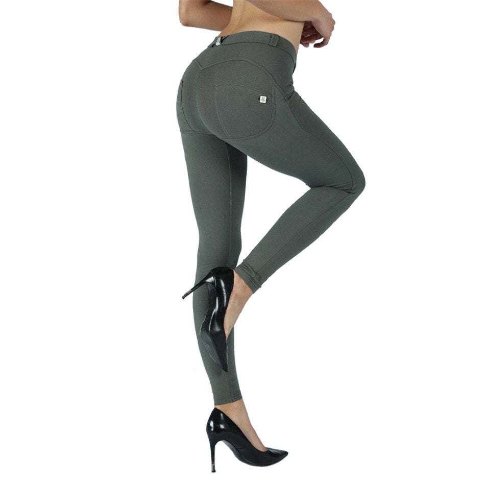 Knitted Tights Skinny Comfort Lady Casual Thin Push Up Women