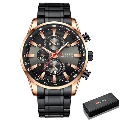 Men’s Watch Sport Waterproof Wrist Watches Chronograph Date