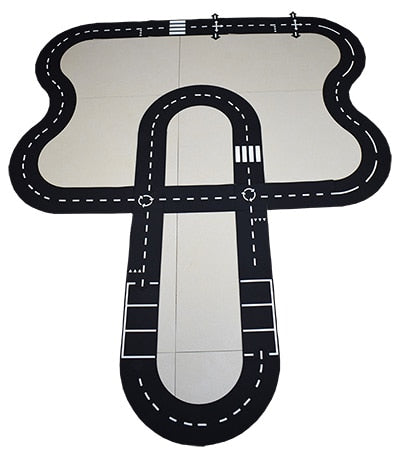 Children road building motorway toy car traffic roadway flexible PVC