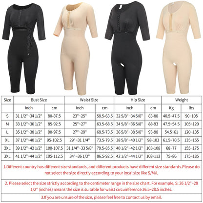 Women Powernet Full Body Shaper BodySuit Waist Trainer Corset Slimming