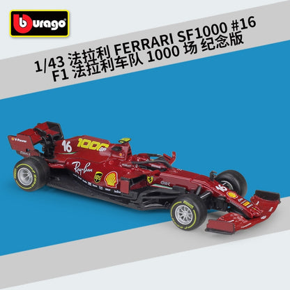 Bburago 1:43 2021 F1 Red Bull Racing RB16B 33# Max Verstappen 11#