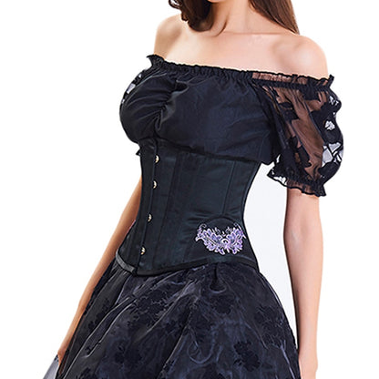 Underbust Steampunk Corset Waist Control Gothic