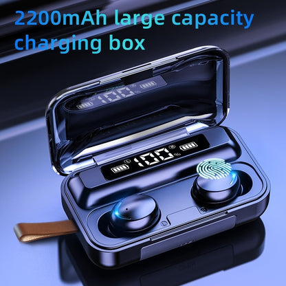 TWS Bluetooth 5.0 Earphones 2200mAh Charging Box 9D Stereo