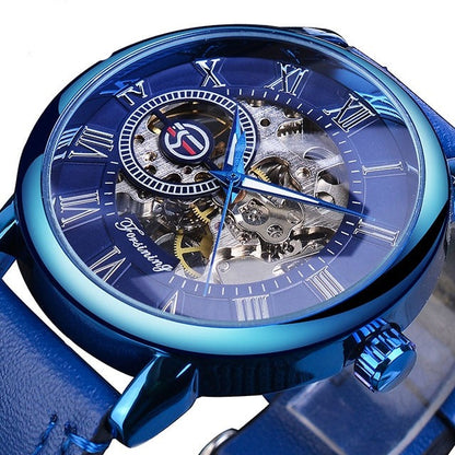 Skeleton Mechanical Watches Men Luxury Brand