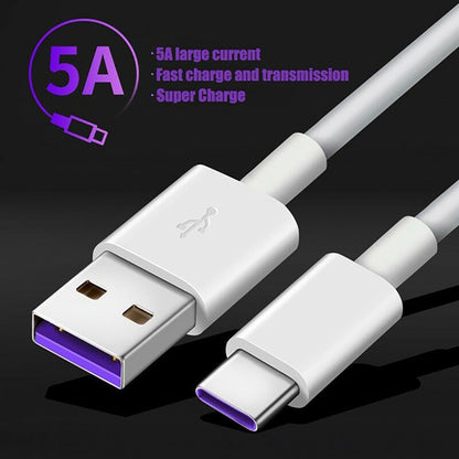 Fast Charge 5A USB Type C Cable