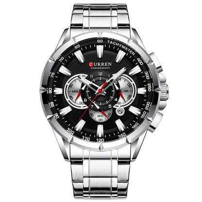 Top Brand Luxury Chronograph Quartz Men Watch Waterproof