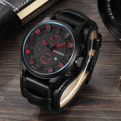 Top Brand Luxury Mens Watches Male Clocks Date Sport CURREN - Alicetheluxe