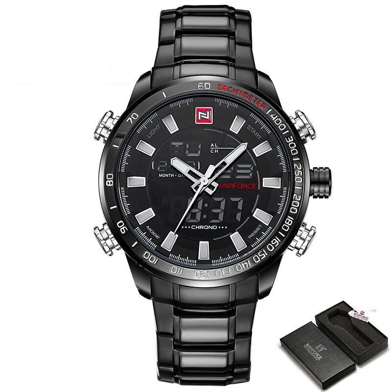 Digital Quartz Watch Men's Waterproof Wrist Watch Clock