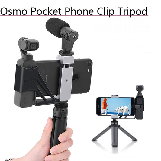 Selfie Mount Metal Tripod Foldable Handheld Gimbal Camera Accessories