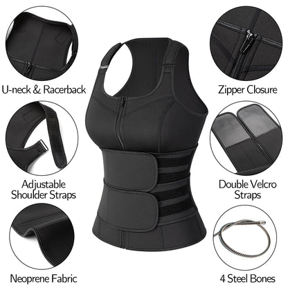 Weight Loss Body Shaper Workout Tank Tops