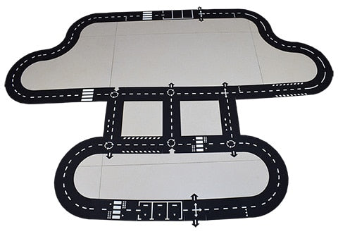 Children road building motorway toy car traffic roadway flexible PVC