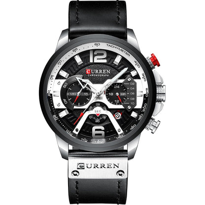 Luxury Watch For Men Quartz Chronograph Waterproof