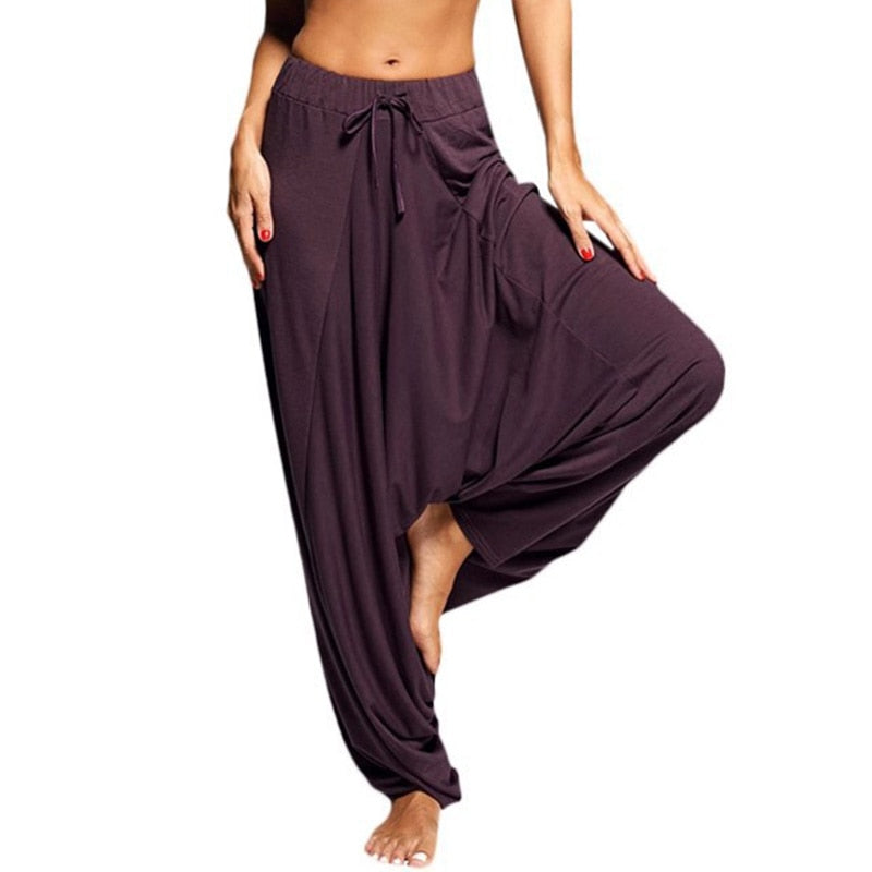 Harem Pants Womens Casual Hippy Loose Trousers