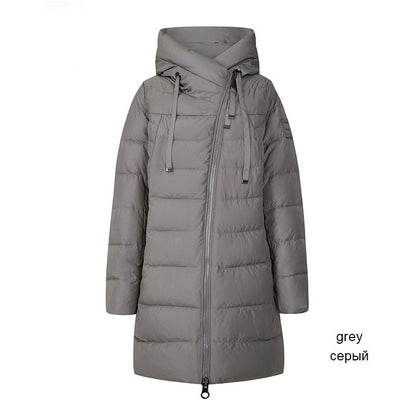 Long Puffer Winter Down Jacket Women Thick Coat