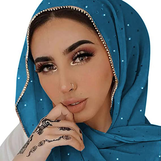 Women's Hijabs Diamond Headscarf Islamic