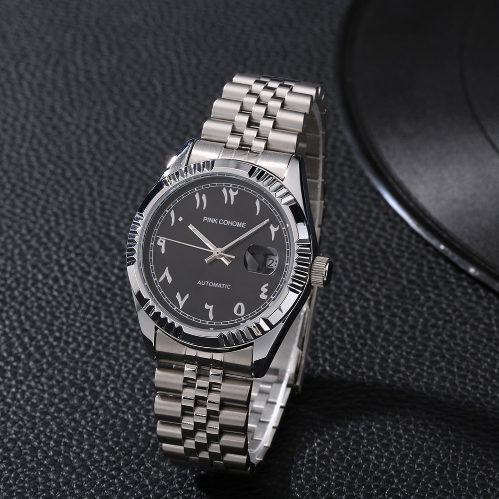 Watches Automatic Arabic Numbers Waterproof Mechanical