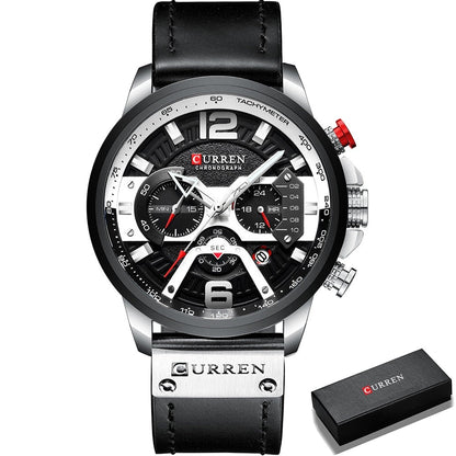 Luxury Watch For Men Quartz Chronograph Waterproof