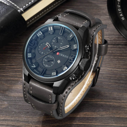 Top Brand Luxury Mens Watches Male Clocks Date Sport CURREN - Alicetheluxe