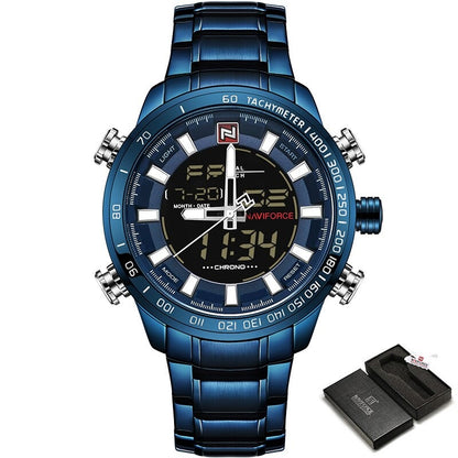 Digital Quartz Watch Men's Waterproof Wrist Watch Clock