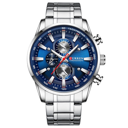 Men’s Watch Sport Waterproof Wrist Watches Chronograph Date