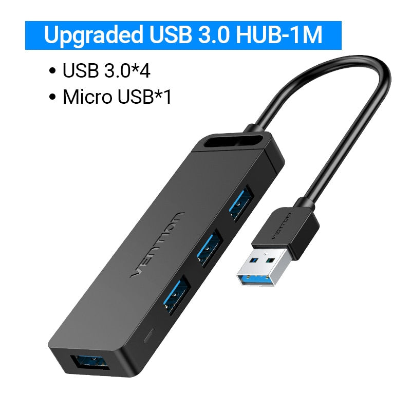 USB HUB 3.0 HUB USB 2.0 HUB Multi USB Splitter Adapter 4 Ports Speed