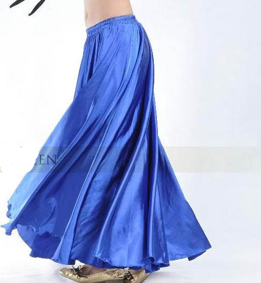 New style women´s Shining Satin Long Skirt