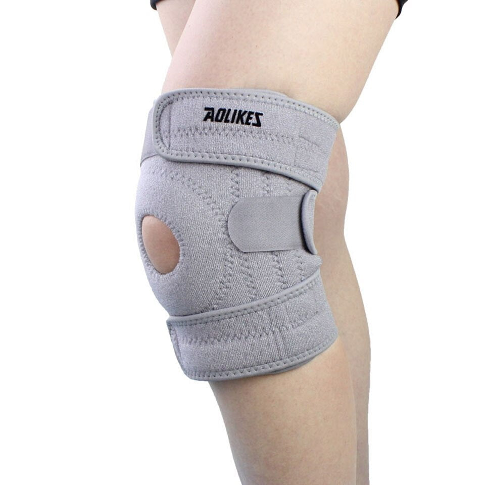 1PCS Spring Adjustable Sports Leg Knee Support Brace Wrap Pads