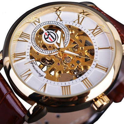 Skeleton Mechanical Watches Men Luxury Brand