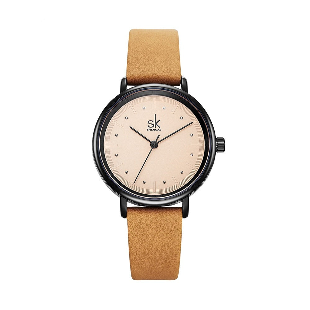 Female clock Top brand women's fashion mini design wristwatches clock