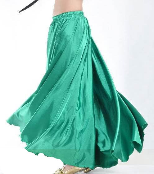 New style women´s Shining Satin Long Skirt