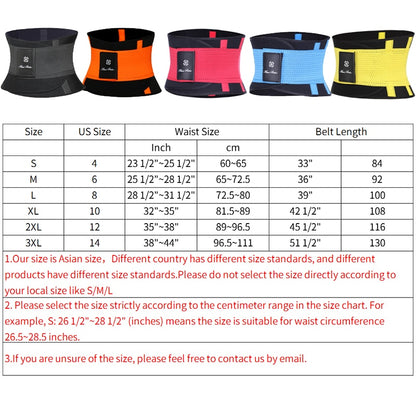 Sweat Waist Trainer Body Shape Shaper Xtreme Power Modeling Belt